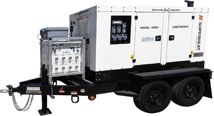 Superheat SmartGen used for powering your pwht services and preheat weld treatment